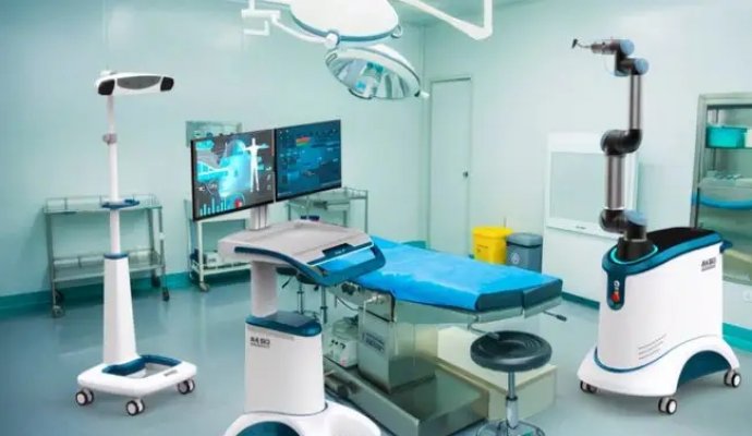 機(jī)器人服務(wù)的關(guān)鍵領(lǐng)域——醫(yī)療機(jī)器人（無(wú)線充電）