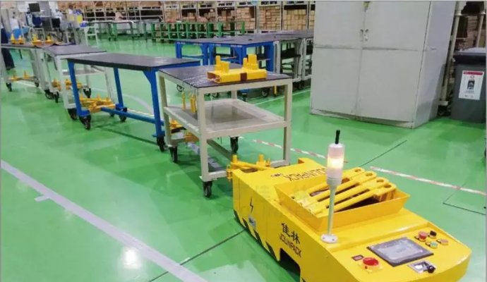 AGV機器人的增長勢頭極其強勁（無線充電）