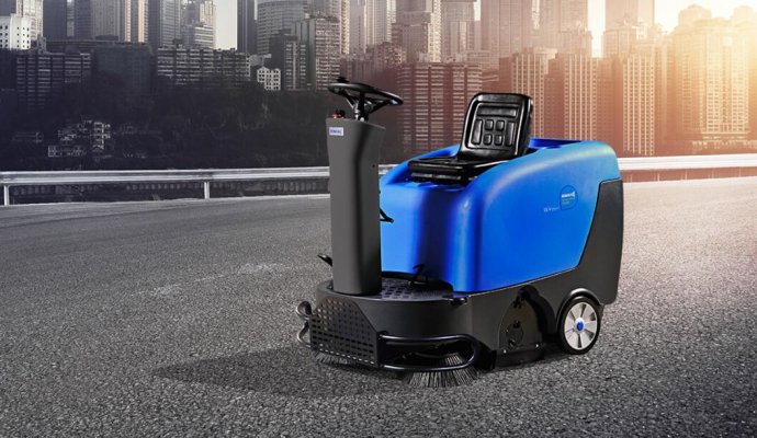 智能洗地機自動充電輕松打造清潔無憂空間（無線充電）