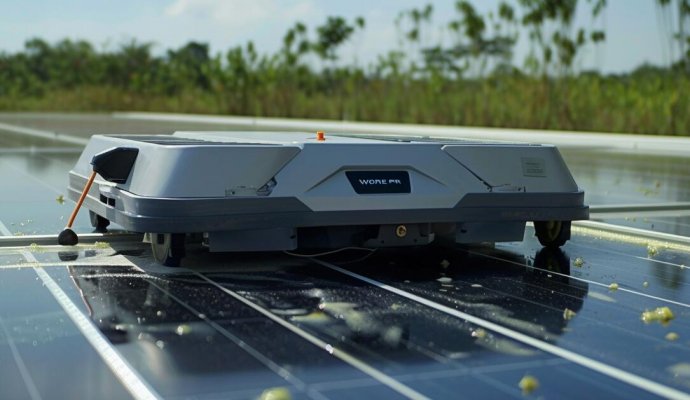 巡檢與診斷性機器人和維護與修復型光伏機器人介紹（無線充電）