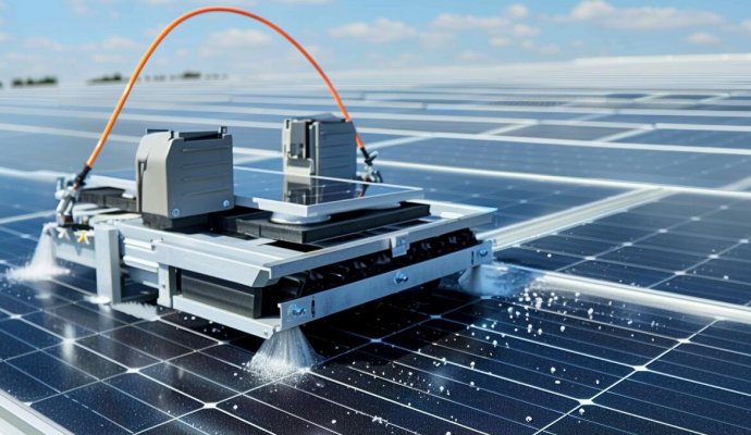 光伏板清洗機器人是什么？充電方式有哪些？（無線充電）