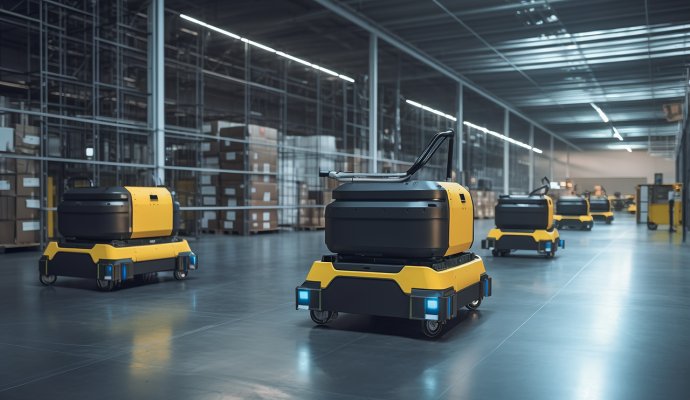 AGV搬運機器人無線充電解決方案：高效賦能自動化物流核心